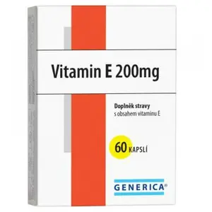 GENERICA Vitamin E 200 mg 60 kapslí