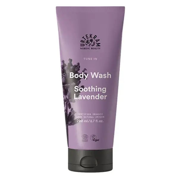 URTEKRAM Sprchový gel Zklidňující levandule BIO 200 ml