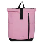 Veľký trendy batoh New Rebels Tauon, polyester, na notebook 15" − ružová
