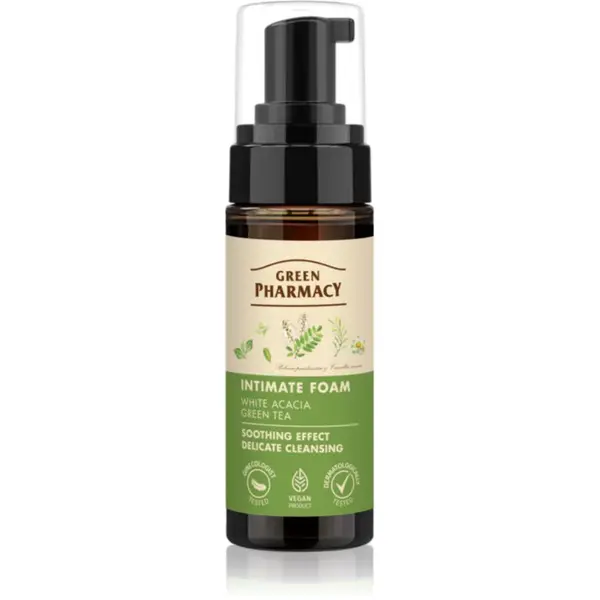 Green Pharmacy Acaccia & Tea intimní mycí pěna 150 ml