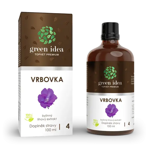 GREEN IDEA Vrbovka bylinný lihový extrakt 100 ml