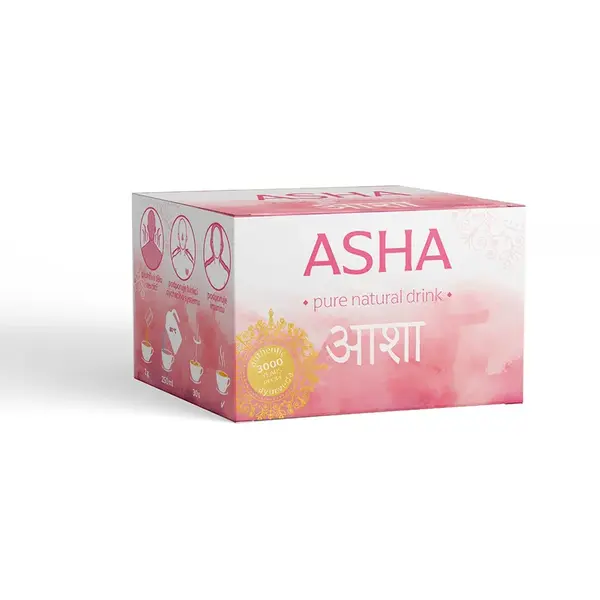 ASHA Bylinný nápoj bez cukru 10 x 2 g