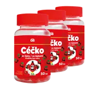 GS Céčko se šípky, želatinky bez cukru, 3 × 50 ks