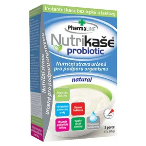 PHARMALINE Nutrikaše probiotic natural 3 x 60 g