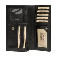 Dámská kožená peněženka Lagen 6011/T Black
