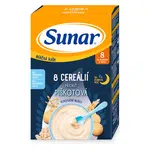 SUNAR Mléčná kaše 8 cerealií piškot na dobrou noc 8m+ 210 g