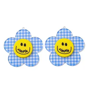 Opaque Printed Acrylic Big Pendants