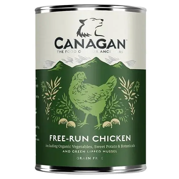 CANAGAN Free-run chicken konzerva pro psy 400 g