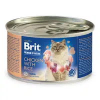 BRIT Premium by Nature Chicken with Rice konzerva pro kočky 200 g