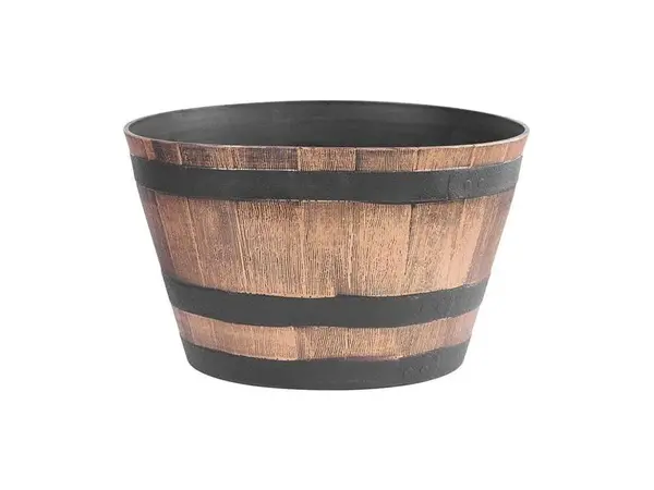 Květináč Woodeff Barel 52x32cm Gold Wood