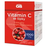 GS Vitamin C 1000 mg se šípky 50 + 10 tablet
