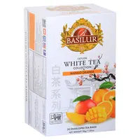 BASILUR White Tea Mango Orange bílý čaj 20 sáčků