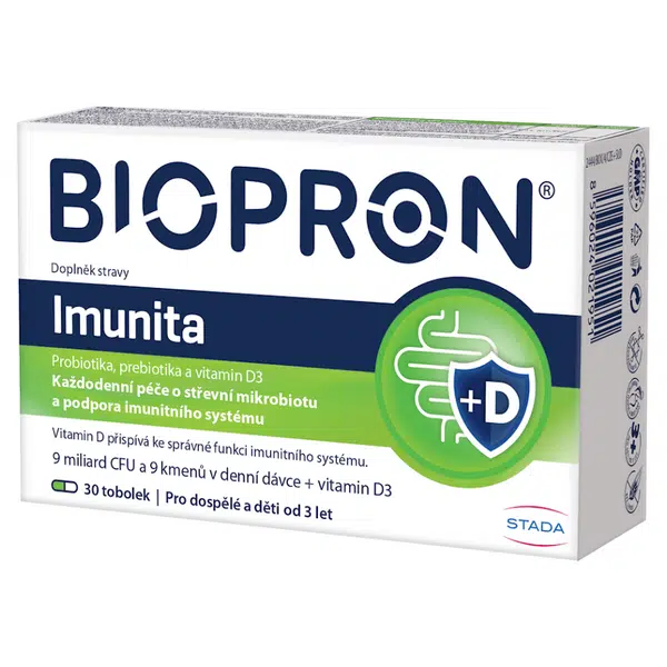 BIOPRON 9 Immunity s vitaminem D3 30 tobolek