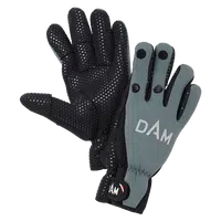 Dam rukavice neoprene fighter glove black grey - l