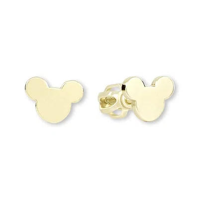 Soliter Stylové náušnice ze žlutého zlata Mickey Mouse 231 001 00656 00
