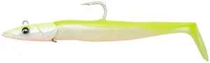 Savage gear gumová nástraha sandeel v2 sinking lemon back 2+1 - 14 cm 33 g