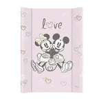CEBA BABY Podložka přebalovací s pevnou deskou COMFORT (50x70) Disney Minnie & Mickey Pink