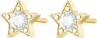 S'Agapõ Elegantní ocelové náušnice s čirými krystaly CLICK SCK47
