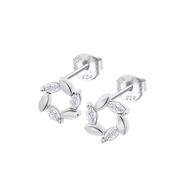 Lotus Silver Originální stříbrné náušnice se zirkony LP3188-4/1
