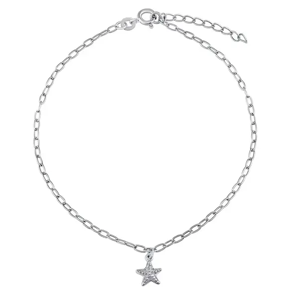 Silvego Stříbrný řetízek na nohu s hvězdicí Aldib ZT181096A