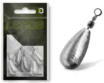 Delphin zátěž leads hruška s obratlíkem - 18 g 5 ks