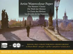 Akvarelový blok Baohong Masters 23x31cm rough 300g