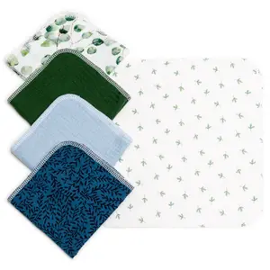T-TOMI BIO Muslin Napkins ubrousky 25 x 25 cm Boy 5 ks