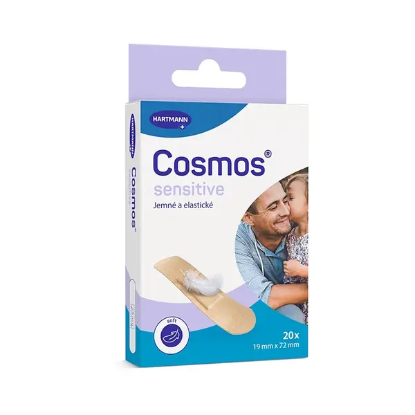 COSMOS Sensitive jemná náplast 19 x 72 mm 20 kusů