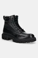 Kožené trapery Baldinini pánské, černá barva, U6B208P1BTVI