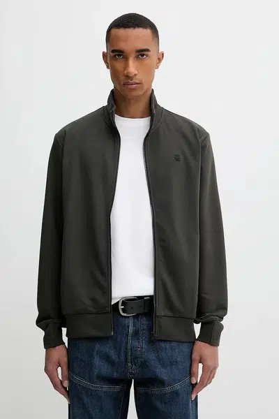 Mikina G-Star Raw pánská, černá barva, hladká, D25122-D566