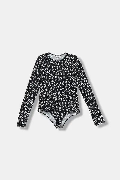 Dětské body Pinko černá barva, KFBD003.C.LY003