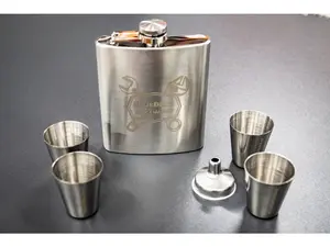 MDtools Sada placatky a 4 panáků, s nálevkou "MojeDílna moje království"