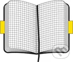 Moleskine - veľký štvorčekovaný zápisník v mäkkej väzbe (čierny)