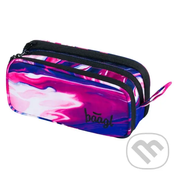 Študentský peračník etui Baagl Eggy Marble,Študentský peračník etui Baagl Eggy Marble