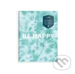 Tie Dye Antiviral A5 poznámkový blok 90 g - modrý