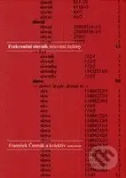 Frekvenční slovník mluvené češtiny - František Čermák - kniha z kategorie Jazykové učebnice a slovníky