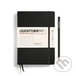 Leuchtturm1917 Zápisník Black Medium A5 tečkovaný