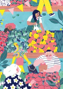 Na trhu - Marie Boiseau - puzzle z kategorie 500 - 1000 dílků