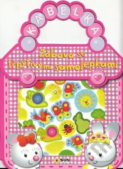 Růžová kabelka - Zábava se třpytivými samolepkami - kniha z kategorie Samolepky