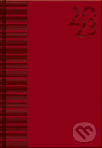 Denní diář A5 cz/sk Vivella red