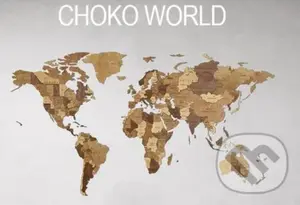 Svetová mapa Choco World (veľkosť S) (Nástenné puzzle) - puzzle z kategorie 3D puzzle