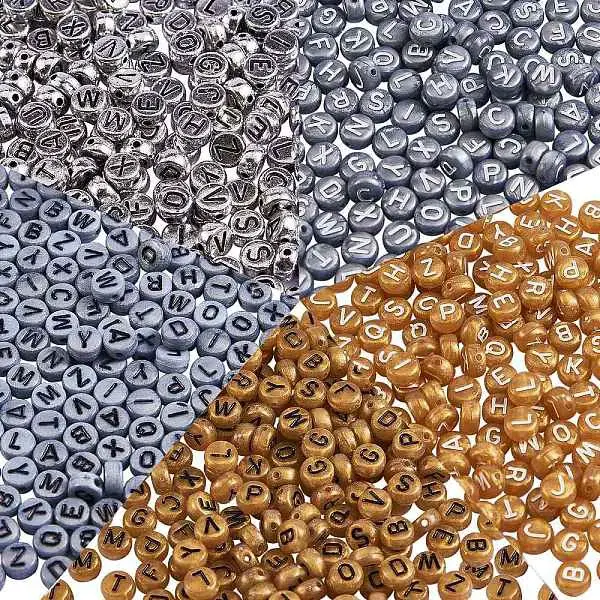 125G 5 Style Acrylic Beads