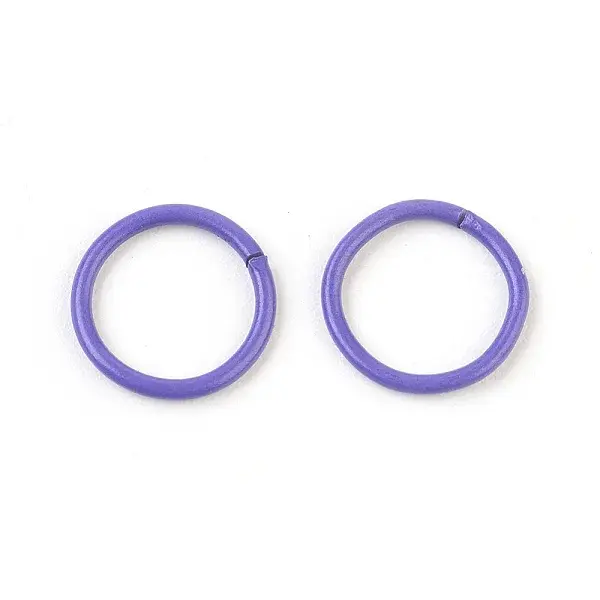 Spray Painted Iron Open Jump Rings