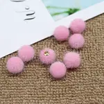 Faux Mink Fur Covered Pendants