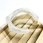 Twisted Acrylic Cuff Bangles for Women