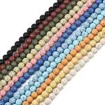 Natural Lava Rock Beads Strands