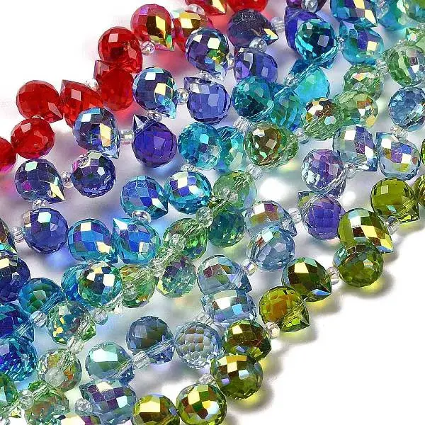 Electroplate Glass Beads Strands