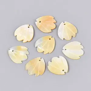 Natural Yellow Shell Pendants