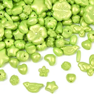 Pearlized Opaque Acrylic Beads