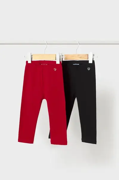 Mayoral  legíny dětské bavlněné s elastanem 2-pack